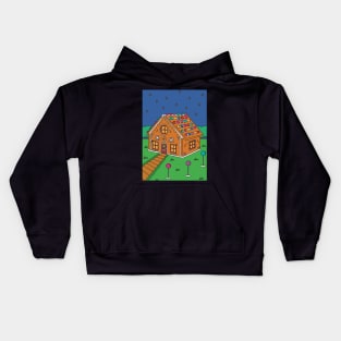 Gingerbread House Kids Hoodie